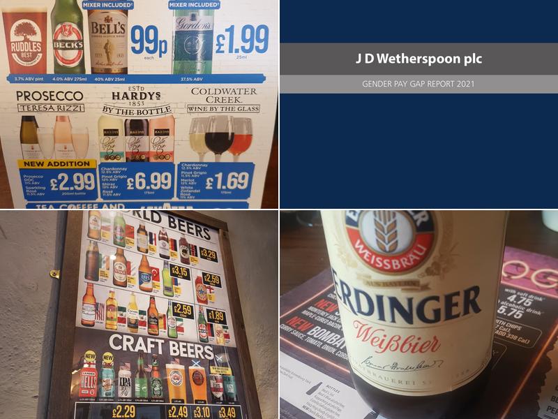 The Red Lion - JD Wetherspoon Menu