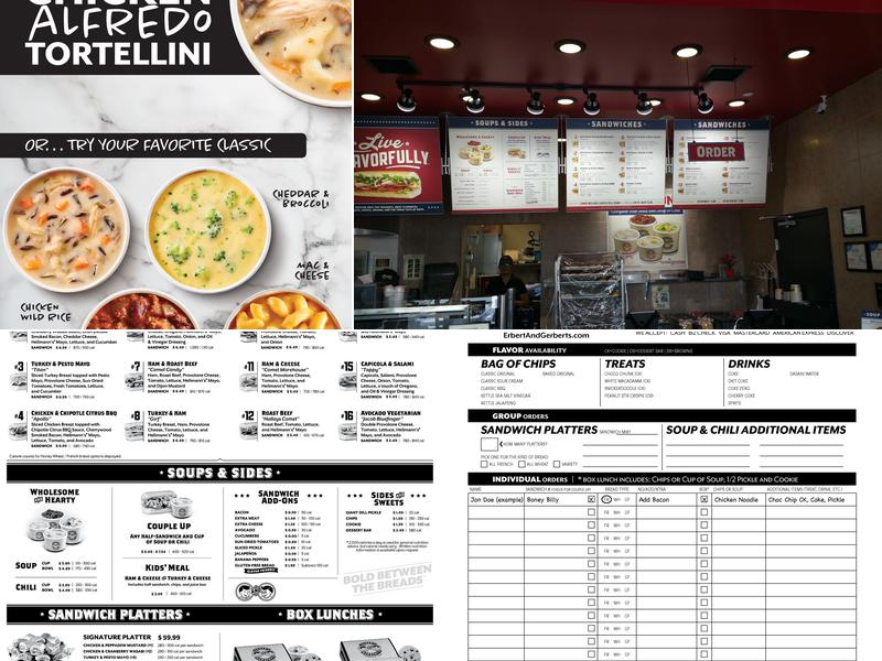 Erbert and Gerbert's Menu