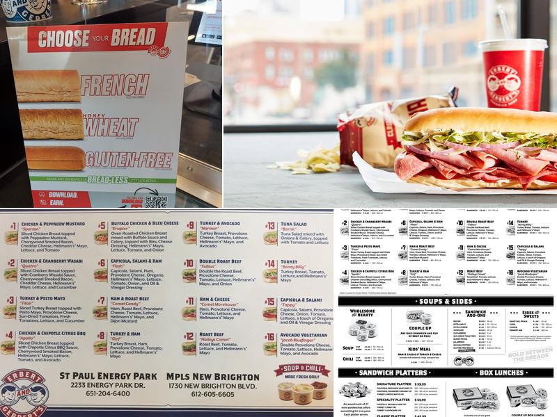 Erbert and Gerbert's Menu