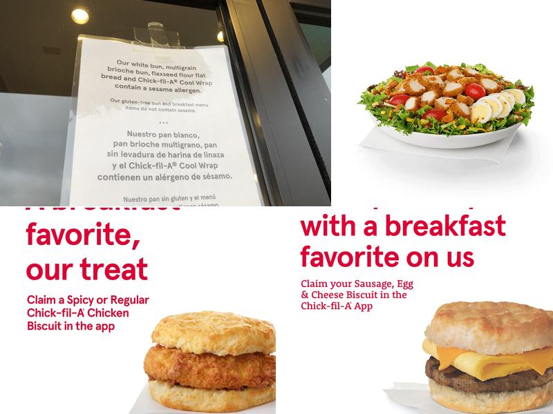 Chick-fil-A Menu