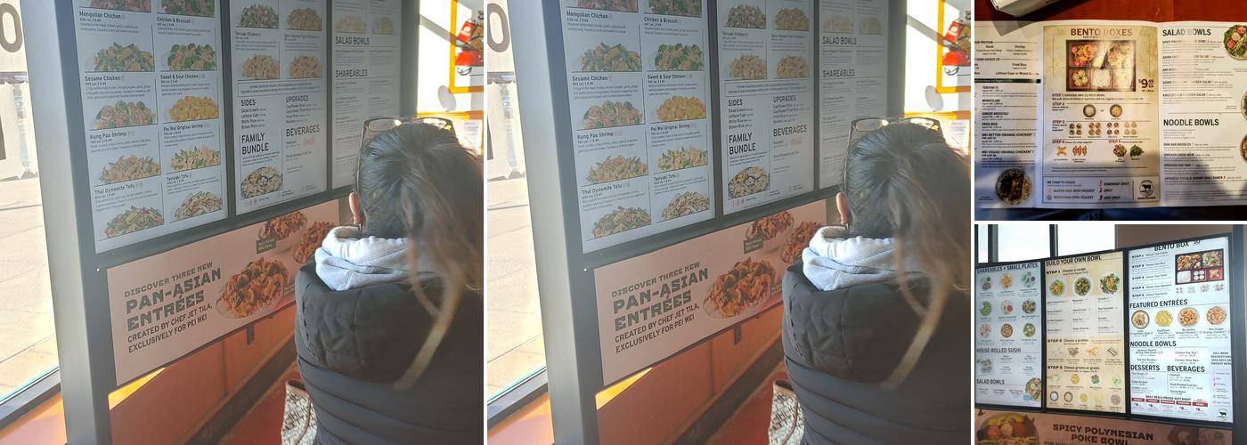 Pei Wei Asian Kitchen Menu