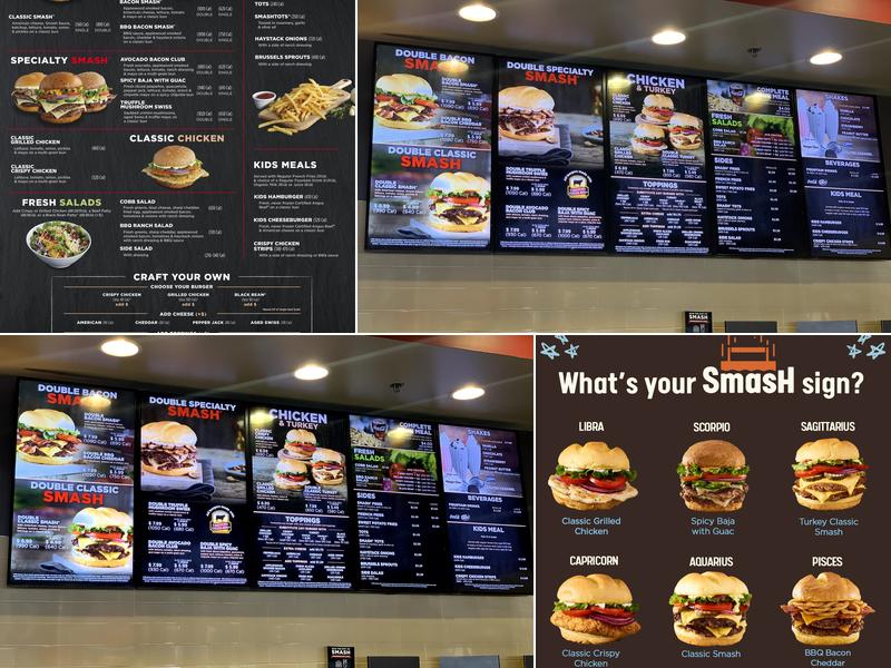 Smashburger Menu