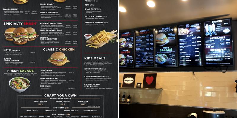 Smashburger Menu