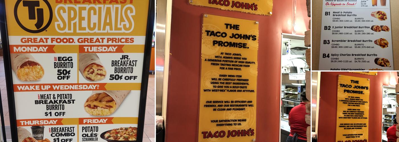 Taco John's Menu