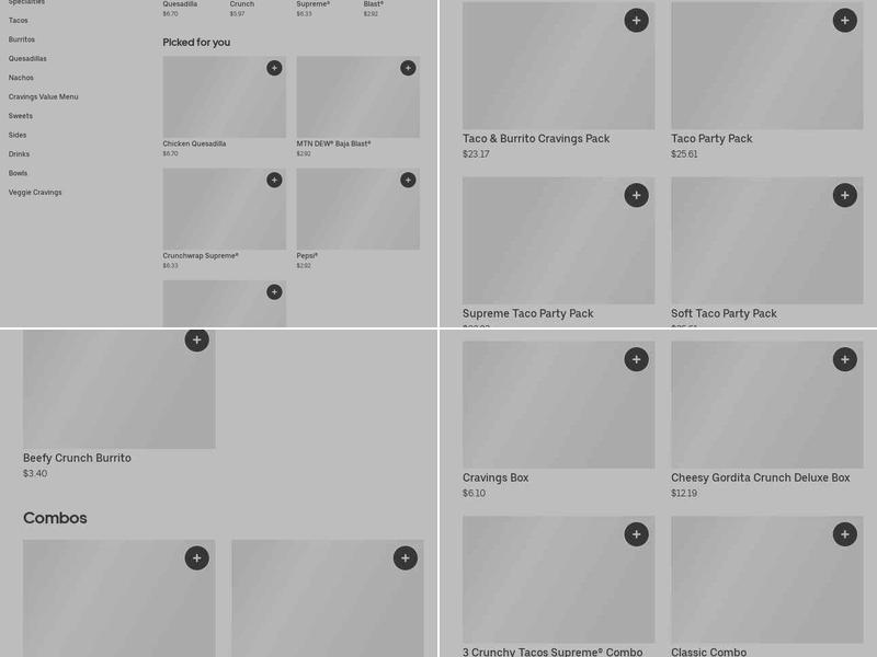 Taco Bell Menu