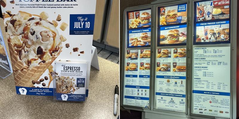 Culver’s Menu