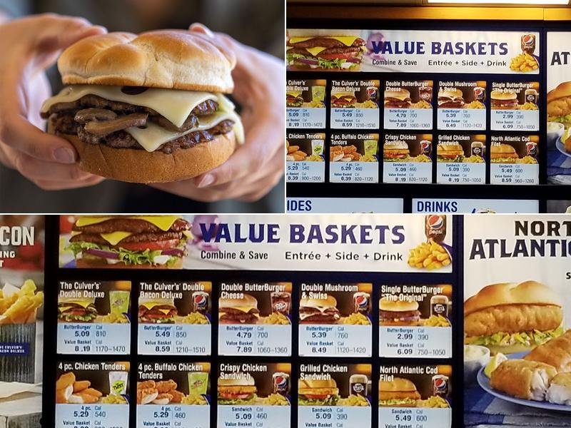 Culver’s Menu