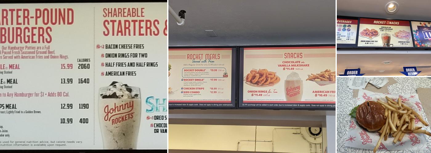 Johnny Rockets Menu
