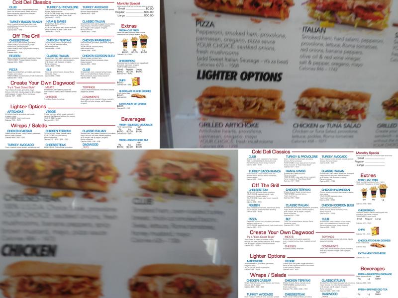 Penn Station East Coast Subs Menu