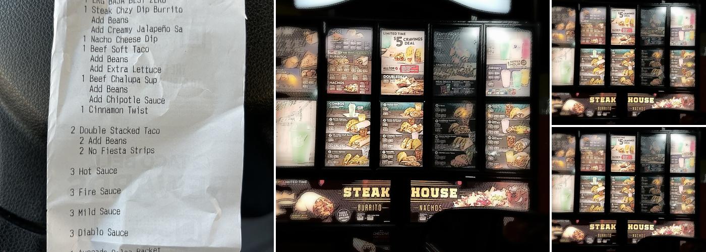 Taco Bell Menu
