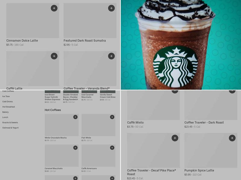 Starbucks Coffee Company Menu