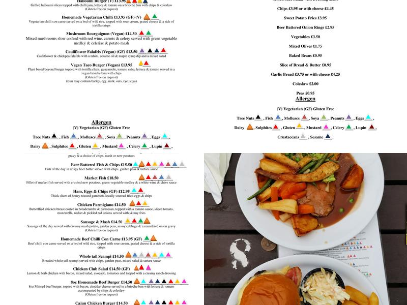The Fox & Hounds Menu