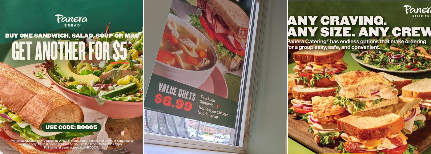 Panera Bread Menu