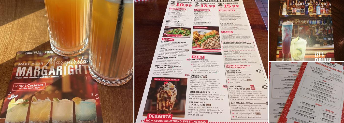TGI Fridays - Teesside Menu