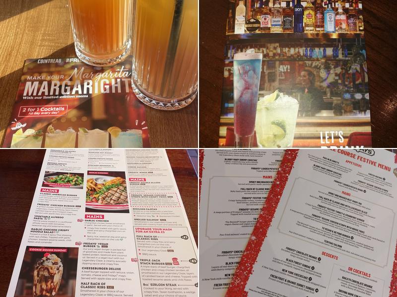 TGI Fridays - Teesside Menu