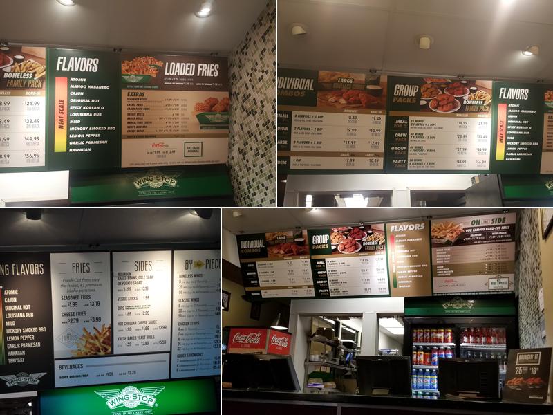 Wingstop Menu