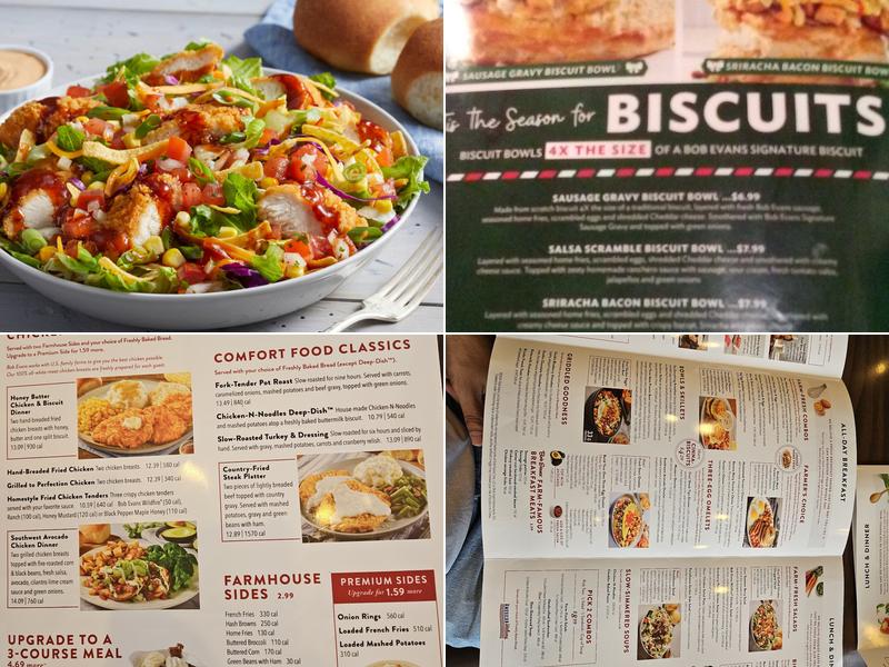 Bob Evans Menu