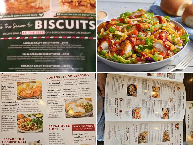 Bob Evans Menu