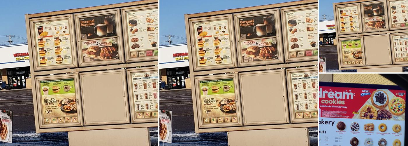 Tim Hortons Menu