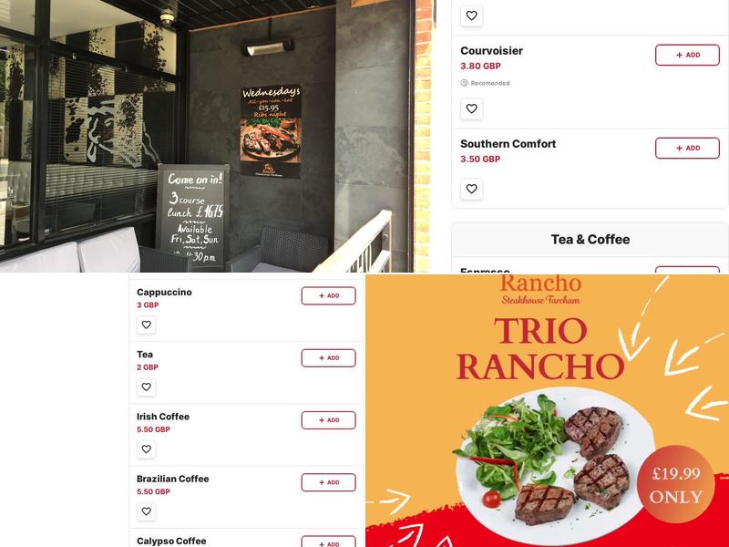 Rancho Steakhouse Fareham Menu