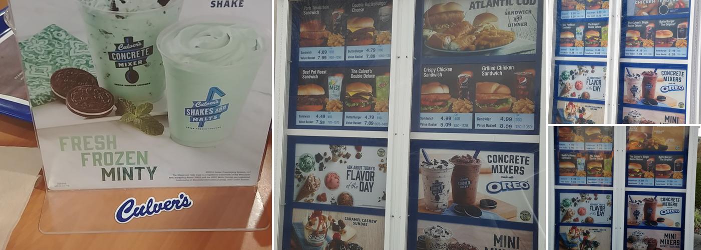 Culver’s Menu
