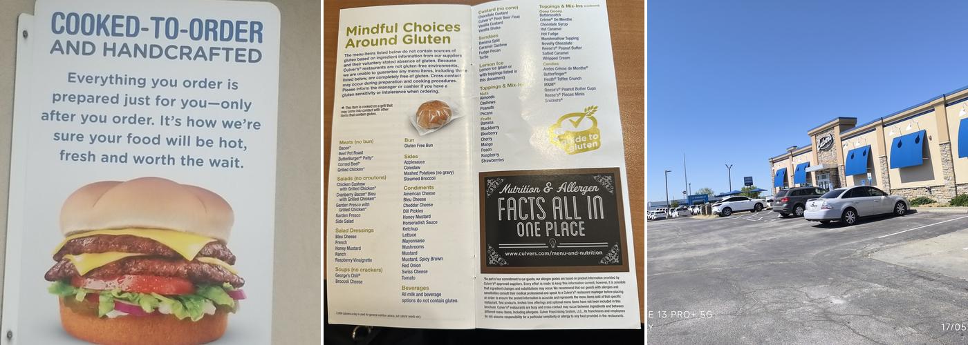 Culver’s Menu