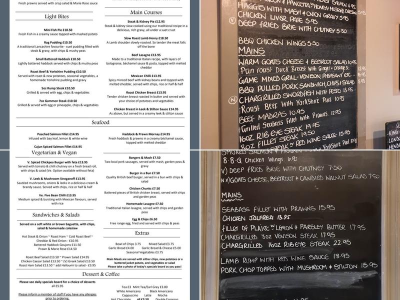 The White House Menu