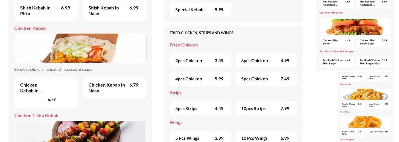 Pizza Nova - Pizza Menu