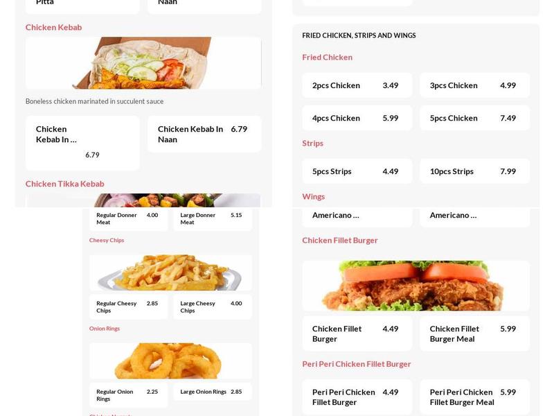 Pizza Nova - Pizza Menu