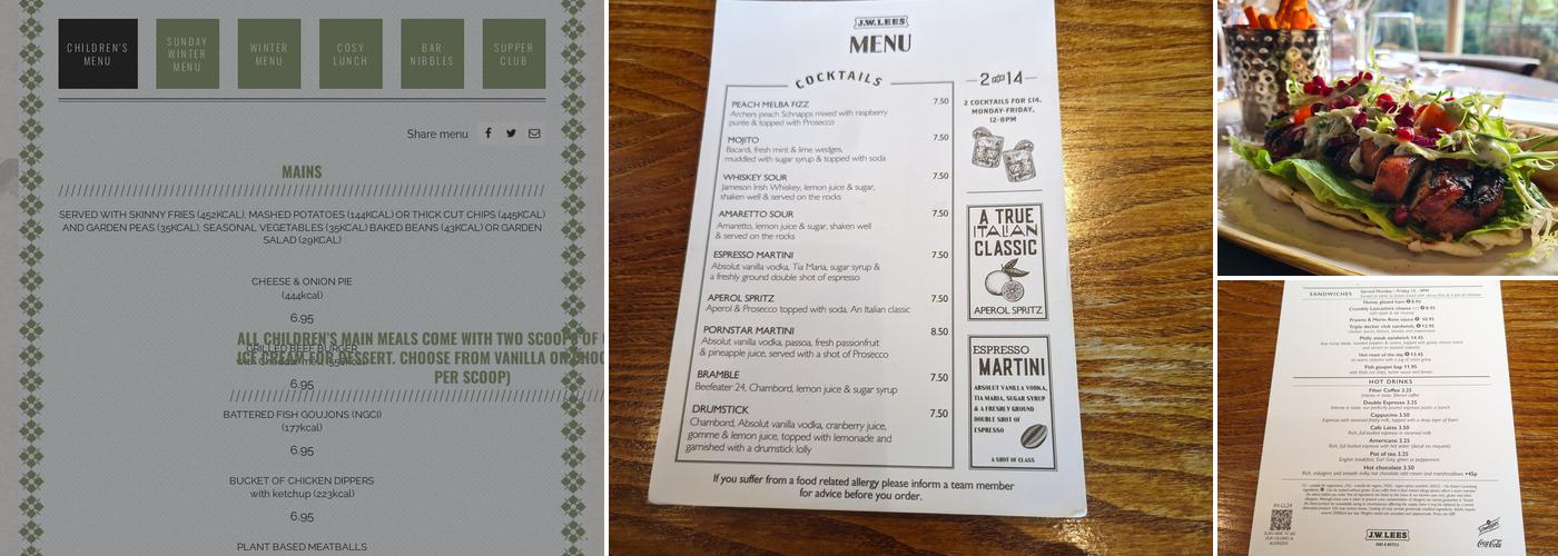 The Duckworth Arms Menu