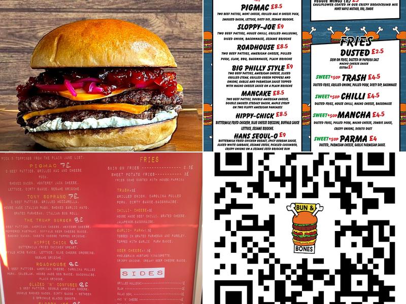 Bun & Bones Club Menu