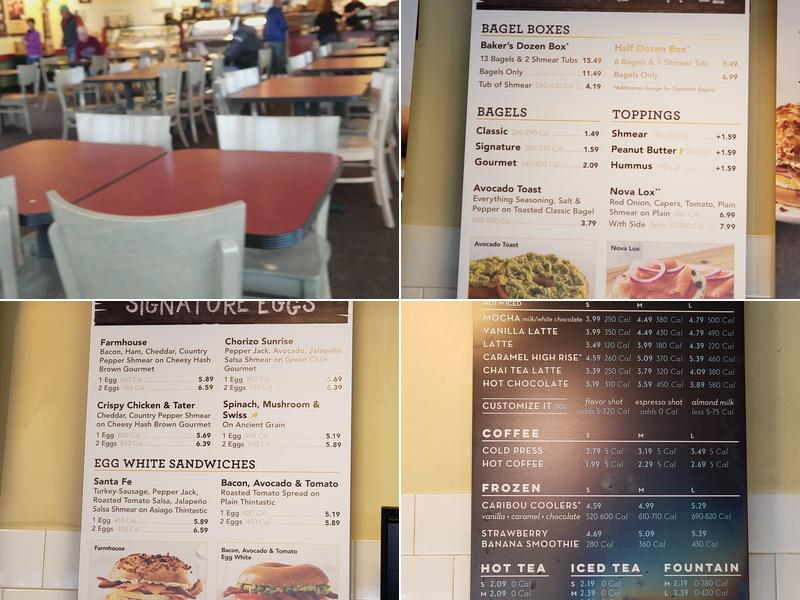Einstein Bros. Bagels Menu