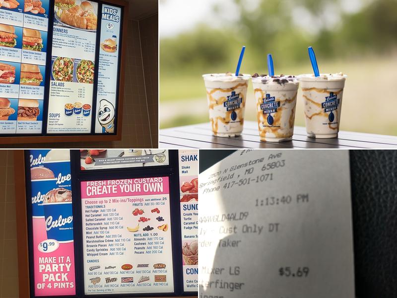 Culver’s Menu