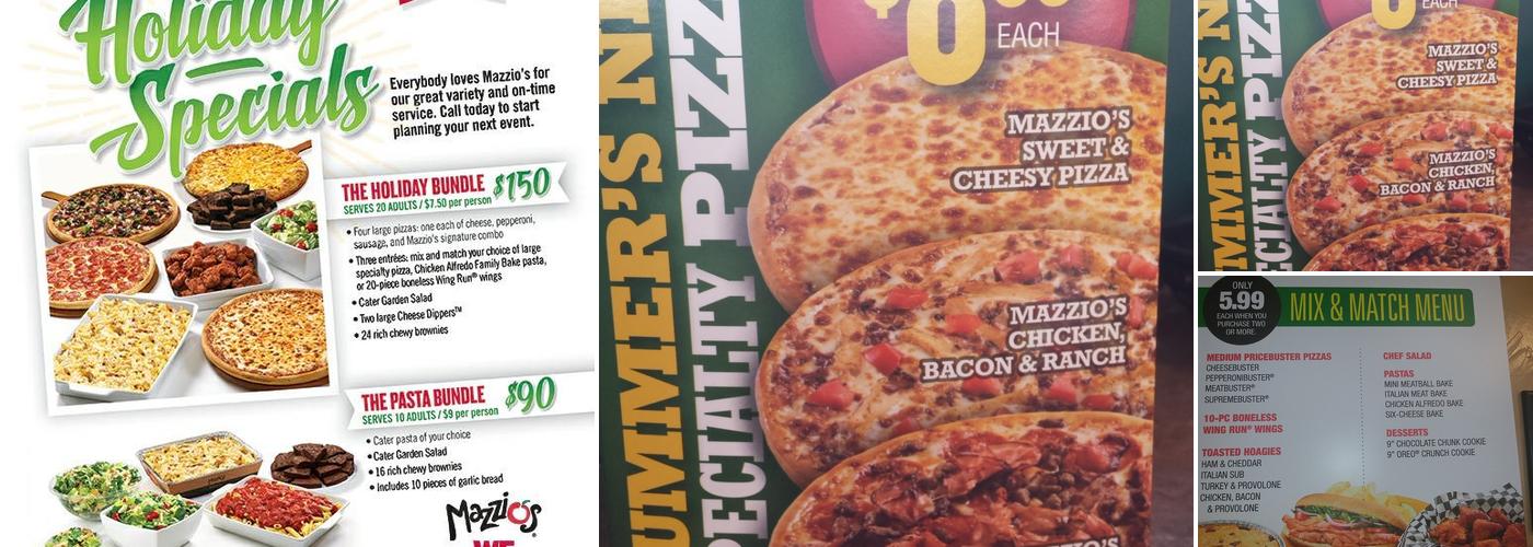 Mazzio's Italian Eatery Menu