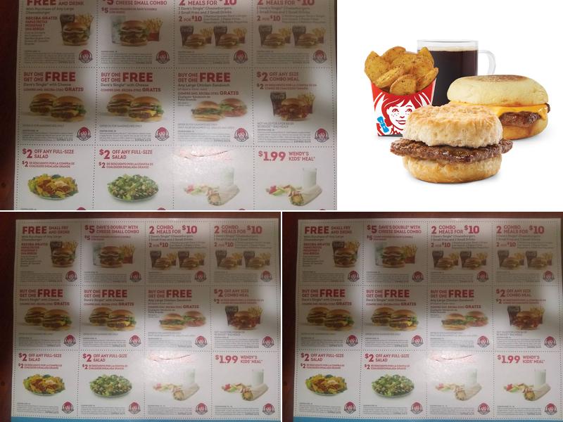 Wendy's Menu