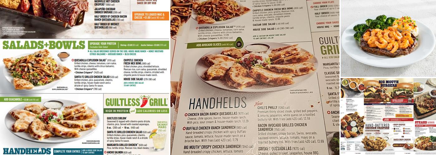 Chili's Grill & Bar Menu