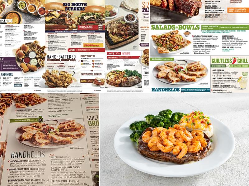 Chili's Grill & Bar Menu