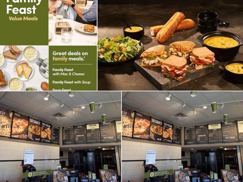 Panera Bread Menu