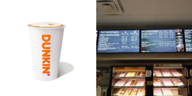 Dunkin' Menu