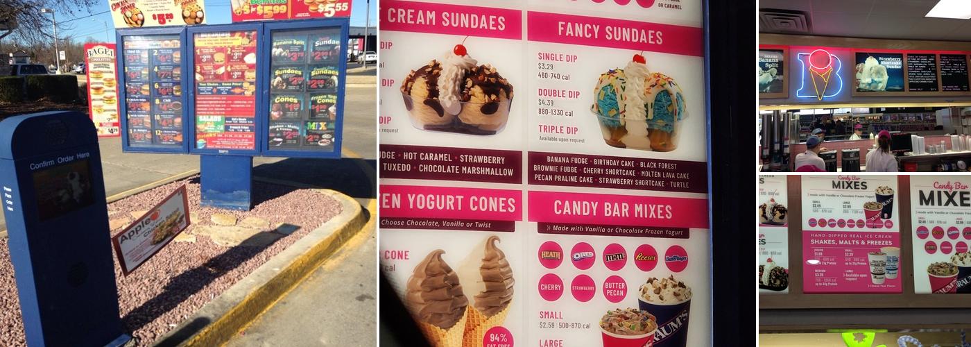 Braum's Ice Cream & Dairy Store Menu