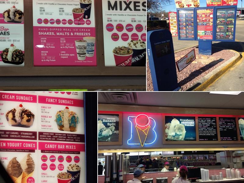Braum's Ice Cream & Dairy Store Menu