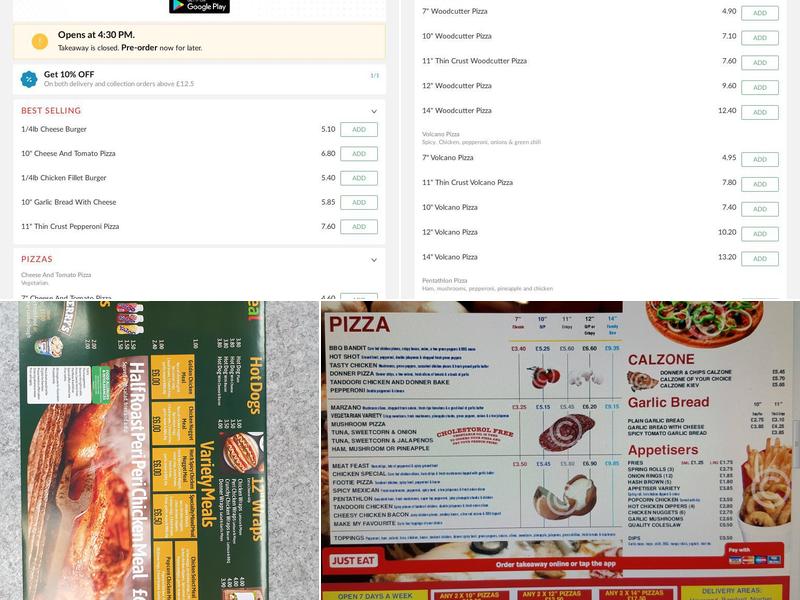 Pizza Plus Menu