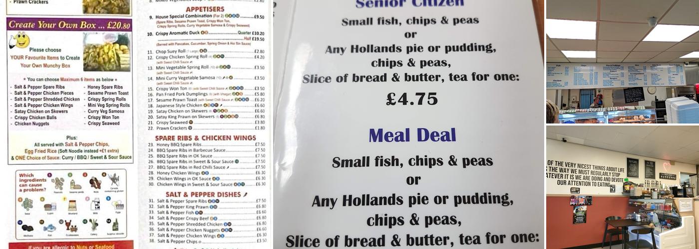 Heywood Fish Bar Menu