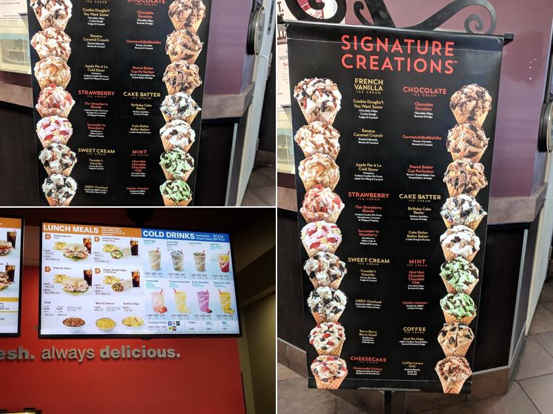 Tim Hortons Menu