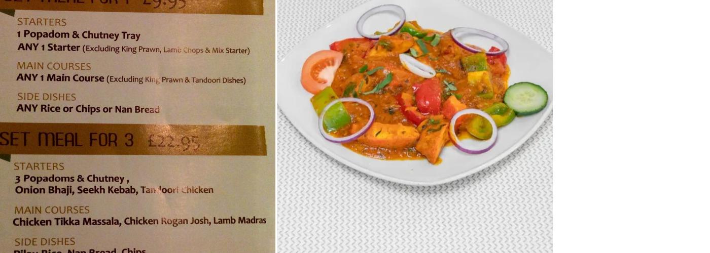 Paprika Delight Menu