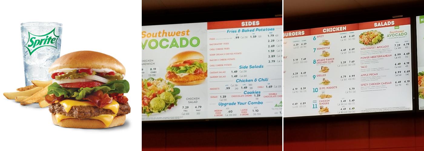 Wendy's Menu