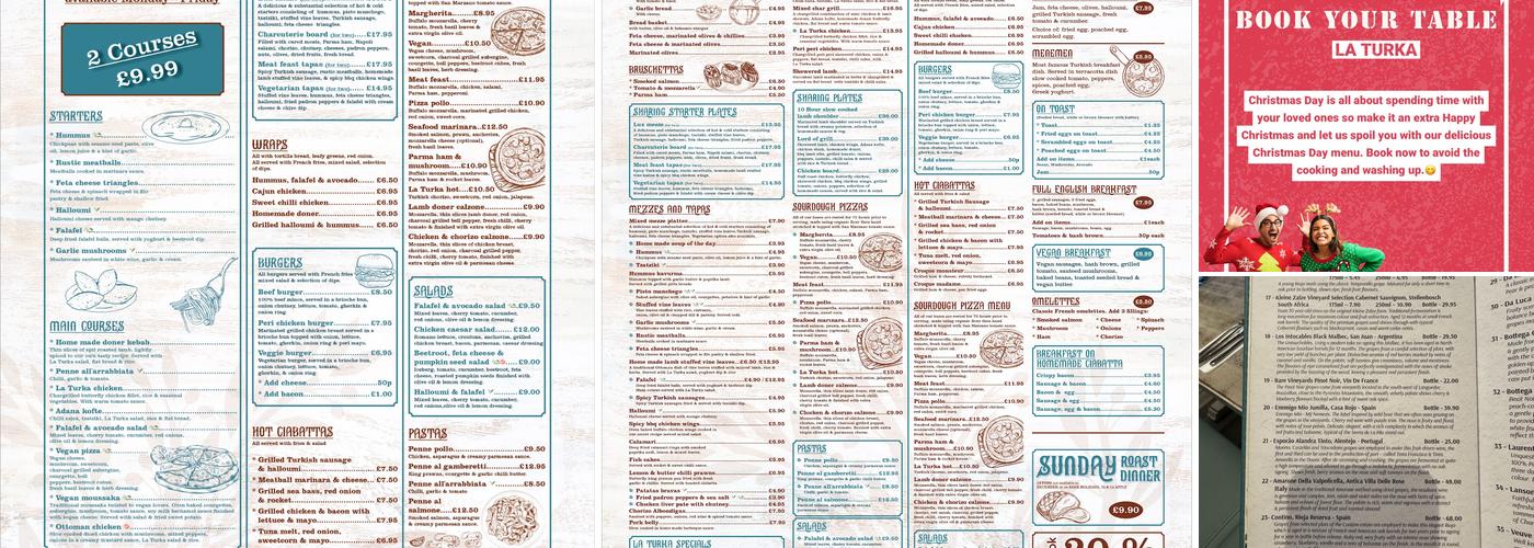 Blossom Bistro by La Turka Menu