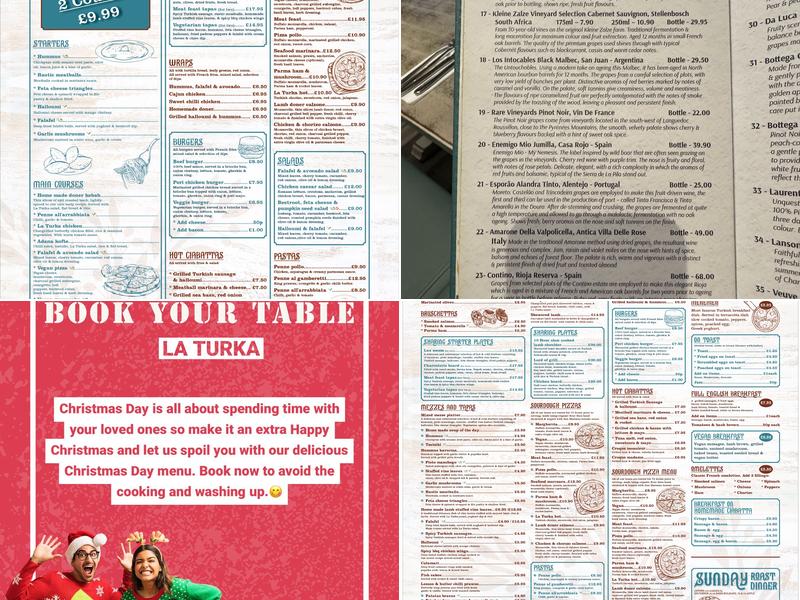 Blossom Bistro by La Turka Menu