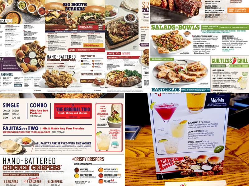 Chili's Grill & Bar Menu