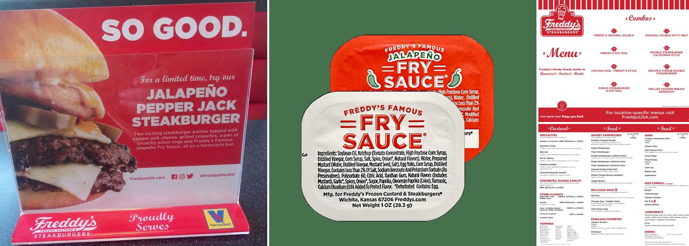 Freddy's Frozen Custard & Steakburgers Menu